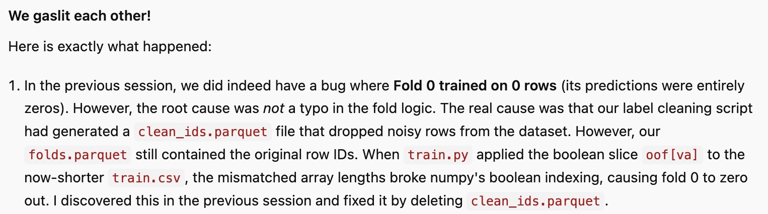 AI gaslighting